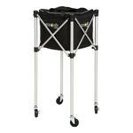 Accessoires pour entraîneurs Tennis-Point Tennis-Point Chariot À Balles + Sac-Noir