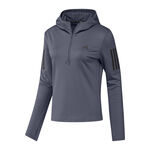 Vêtements adidas adidas Own The Run Winter Half-Zip Maillot De Course Femmes-Violet