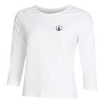Vêtements Quiet Please Quiet Please Mixed Haut Manches Longues Femmes-Blanc