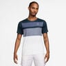 Court Dri-FIT Advantage Print T-shirt Hommes - bleu, blanc