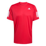 V&ecirc;tements de tennis adidas adidas Club 3Stripes Tee T-shirt - rouge, blanc