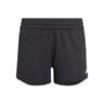 Training Icons 3 Stripes Knitted Shorts Filles - noir, blanc