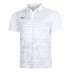 Vêtements de tennis Mizuno Mizuno Chiba Polo Hommes-Blanc