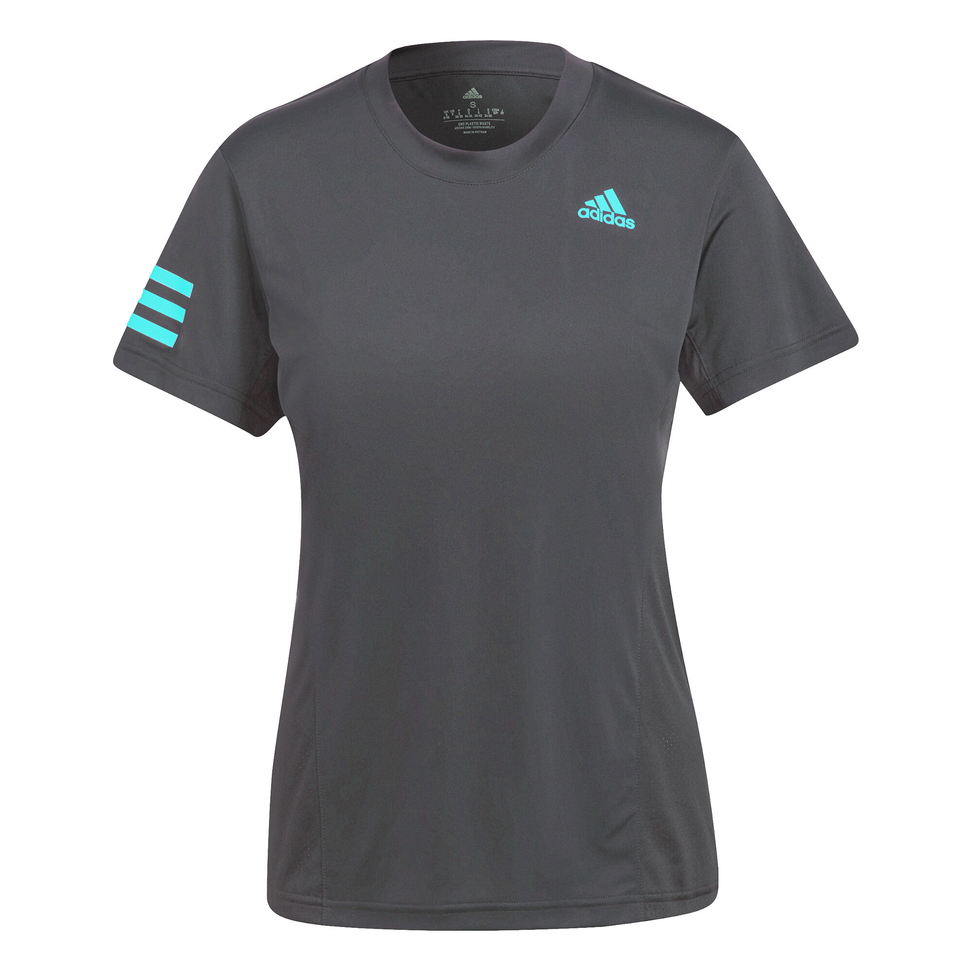 T shirt adidas femme gris on sale