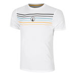 Vêtements Quiet Please Quiet Please Endlessly Trainings Stripe T-shirt Hommes-Blanc,Multicouleur