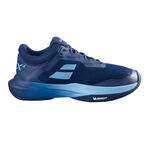 Chaussures de tennis Babolat Babolat SFX 4 Chaussure Terre Battue Hommes-Bleu Fonc&eacute;,Turquoise