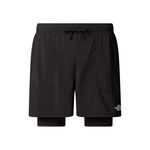 Vêtements The North Face The North Face Sunriser 2in1 6in Short De Running Hommes-Noir