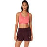 Road Compression Soutien-gorge Sport Femmes-Corail