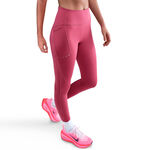 Vêtements Nike Nike Swift Tight Collant de course Femmes-berry, argent