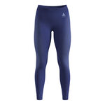 Vêtements Odlo Odlo Performance Warm Eco Big Logo Bottom Long Collant tight Femmes-bleu