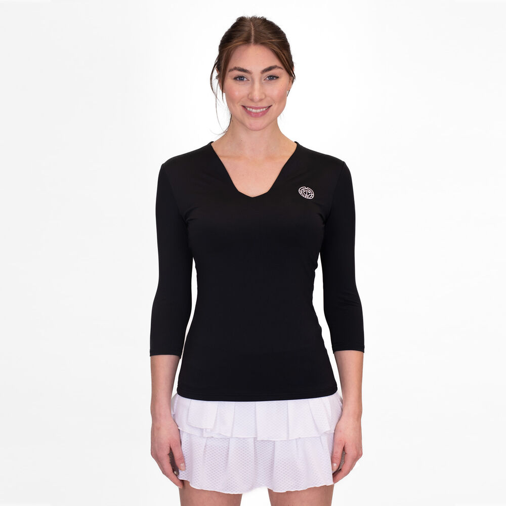 BIDI BADU Crew V-Neck Haut Manches Longues Femmes