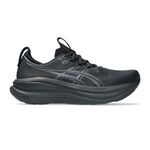 Chaussures de running ASICS ASICS Gel-Nimbus 28 Chaussure de running sans stabilisateurs Hommes-noir, gris