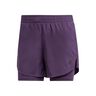 MIN 2in1 Shorts Femmes-violet