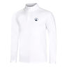 Big Serve 1/4 Zip Haut Manches Longues Hommes-Blanc