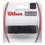 Grips Wilson Wilson  Premium Leather Replacement Grip Pack 1 unit&eacute; - noir