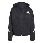 V&ecirc;tements adidas adidas Veste De Surv&ecirc;tement Femmes-Noir,Blanc