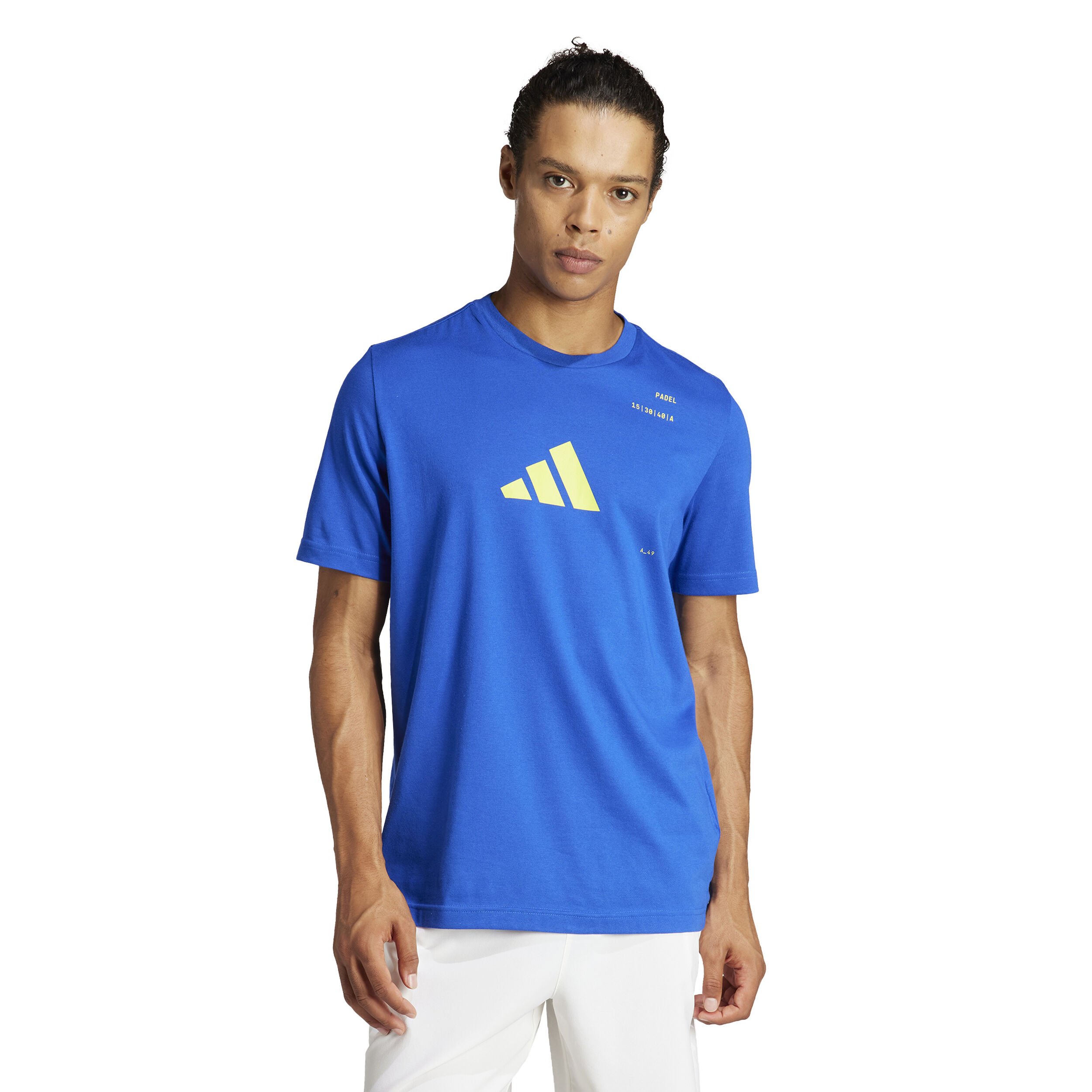 Buy adidas T shirt Hommes Bleu Jaune online Tennis Point BE