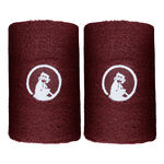Vêtements de tennis Quiet Please Quiet Please Long Poignet Pack De 2 Unités-Rouge Vin