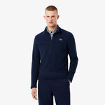 Vêtements Lacoste Lacoste Polar Quarter Zip Veste de survêtement Hommes-bleu foncé