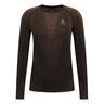 Performance Warm Blackcomb Crew Neck Maillot De Corps Hommes-Marron