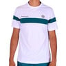 Leone PL T-shirt Hommes - blanc, bleu petrol