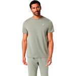 V&ecirc;tements ASICS ASICS Spiral Embroidery Maillot de course Hommes-vert