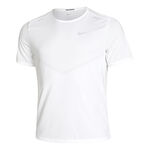 V&ecirc;tements Nike Nike Dri-Fit Rise 365 Maillot De Course Hommes-Blanc,Argent
