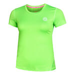 V&ecirc;tements BIDI BADU BIDI BADU Eve Tech Roundneck T-shirt Femmes-Vert Fluo