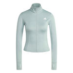 adidas adidas Optime Essentials Veste de surv&ecirc;tement Femmes-sauge
