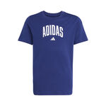 Vêtements adidas adidas Colleg T-shirt Garçons-Bleu Foncé