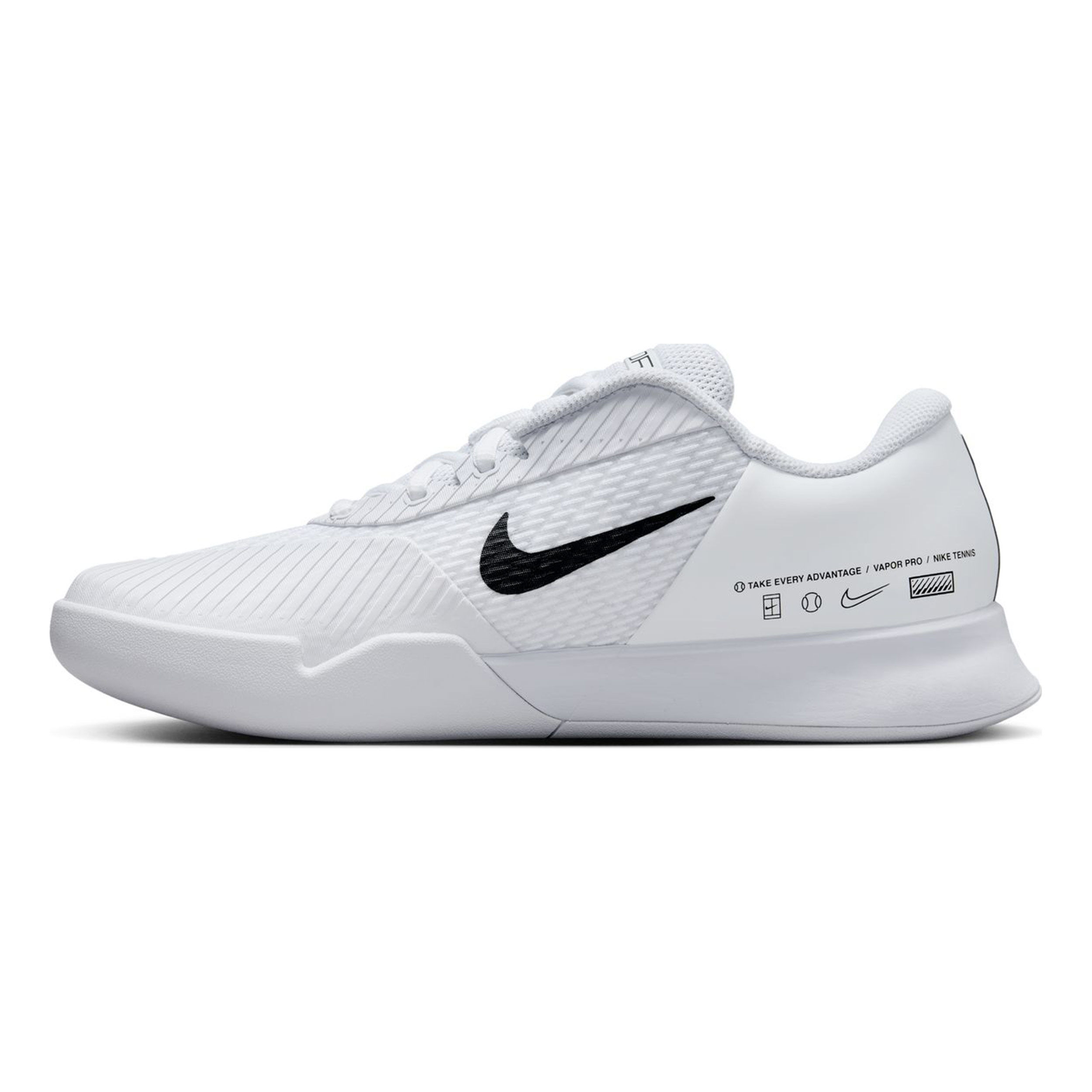 Buy Nike Zoom Vapor Pro 2 Chaussure Moquette Hommes Blanc Noir online Tennis Point BE