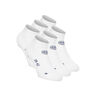 No Party XXL No Show Move Chaussettes De Tennis-Blanc