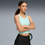 V&ecirc;tements Puma Puma Raceday Ultraform Crop Maillot De Course Femmes-Vert
