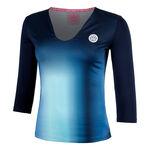 Vêtements De Tennis BIDI BADU Spectrum V-Neck Longsleeve