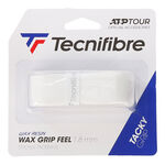 Grips Tecnifibre Tecnifibre Wax Feel Grip Pack 1 Unit&eacute;-Blanc