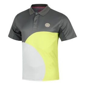 Image de Bubble Polo Hommes-Gris,Jaune Citron