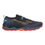 Chaussures de running Mizuno Mizuno Wave Daichi 9                       Chaussure trail Hommes-bleu foncé, jaune