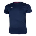 Vêtements Mizuno Mizuno Training T-shirt Femmes - bleu foncé, 