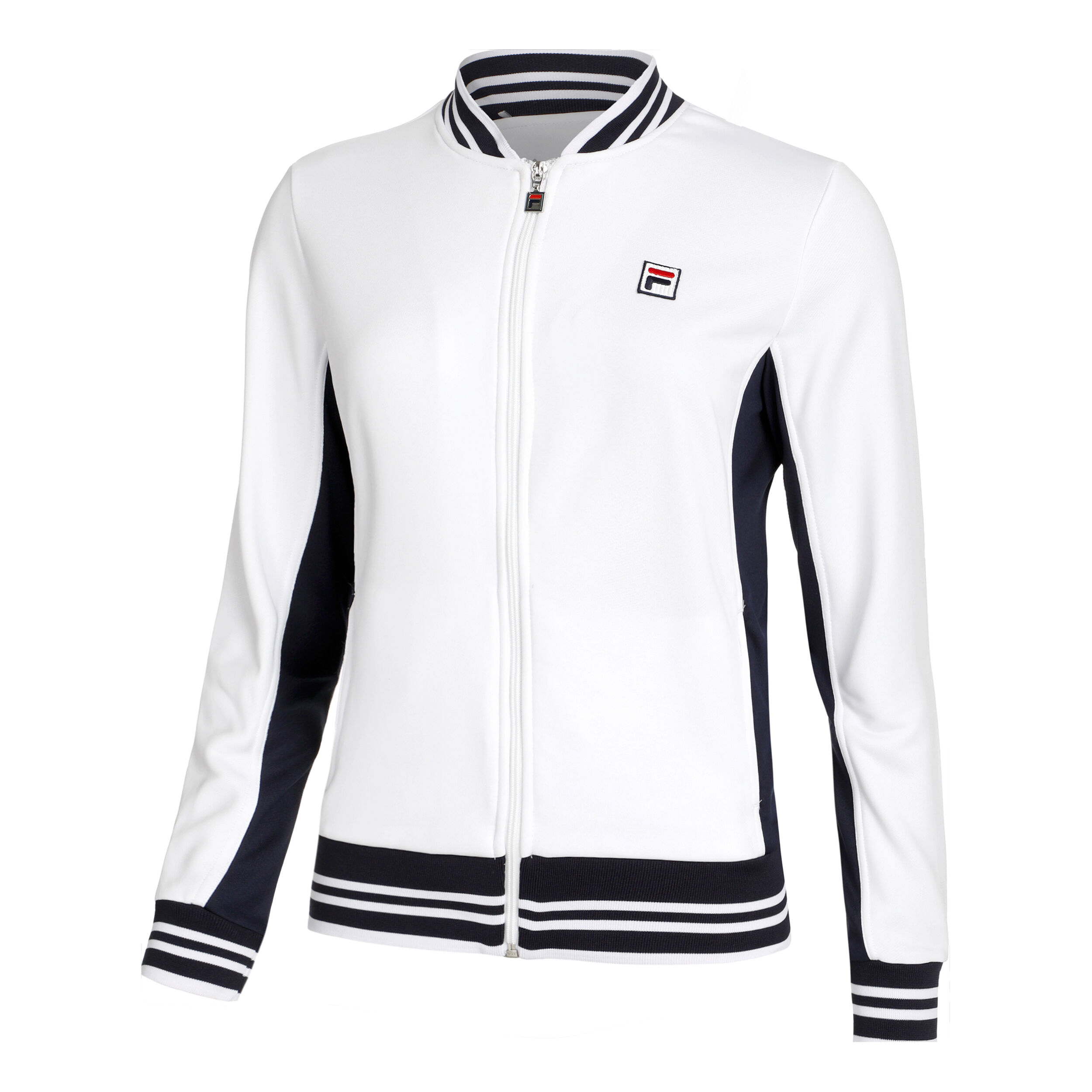 Georgina Veste De Surv tement Femmes Blanc Bleu Fonc