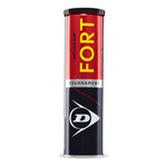 Balles de tennis Dunlop Dunlop Fort Tournament  Tube de 4 