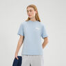 Soffio T-shirt Femmes-Bleu Clair,Blanc