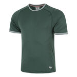 Vêtements Wilson Wilson Court Performance Crew T-shirt Hommes-Vert Foncé