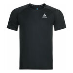 V&ecirc;tements Odlo Odlo Crew Neck Essential Chill-Tech Maillot De Course Hommes-Noir