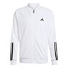 3 Stripes Knit Veste De Survêtement Hommes-Blanc,Noir