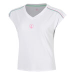 V&ecirc;tements de tennis Quiet Please Quiet Please Volley T-shirt Femmes - blanc, pink