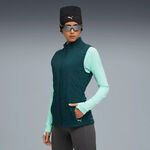 Vêtements Puma Puma Cloudspun Warmlbl Gilets de course Femmes - vert, 