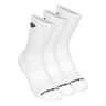 Chaussettes de tennis Pack de 3 Unisex - blanc, noir