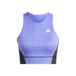 V&ecirc;tements adidas adidas Crop Pro D&eacute;bardeur Tank Top Femmes-Lilas,Multicouleur