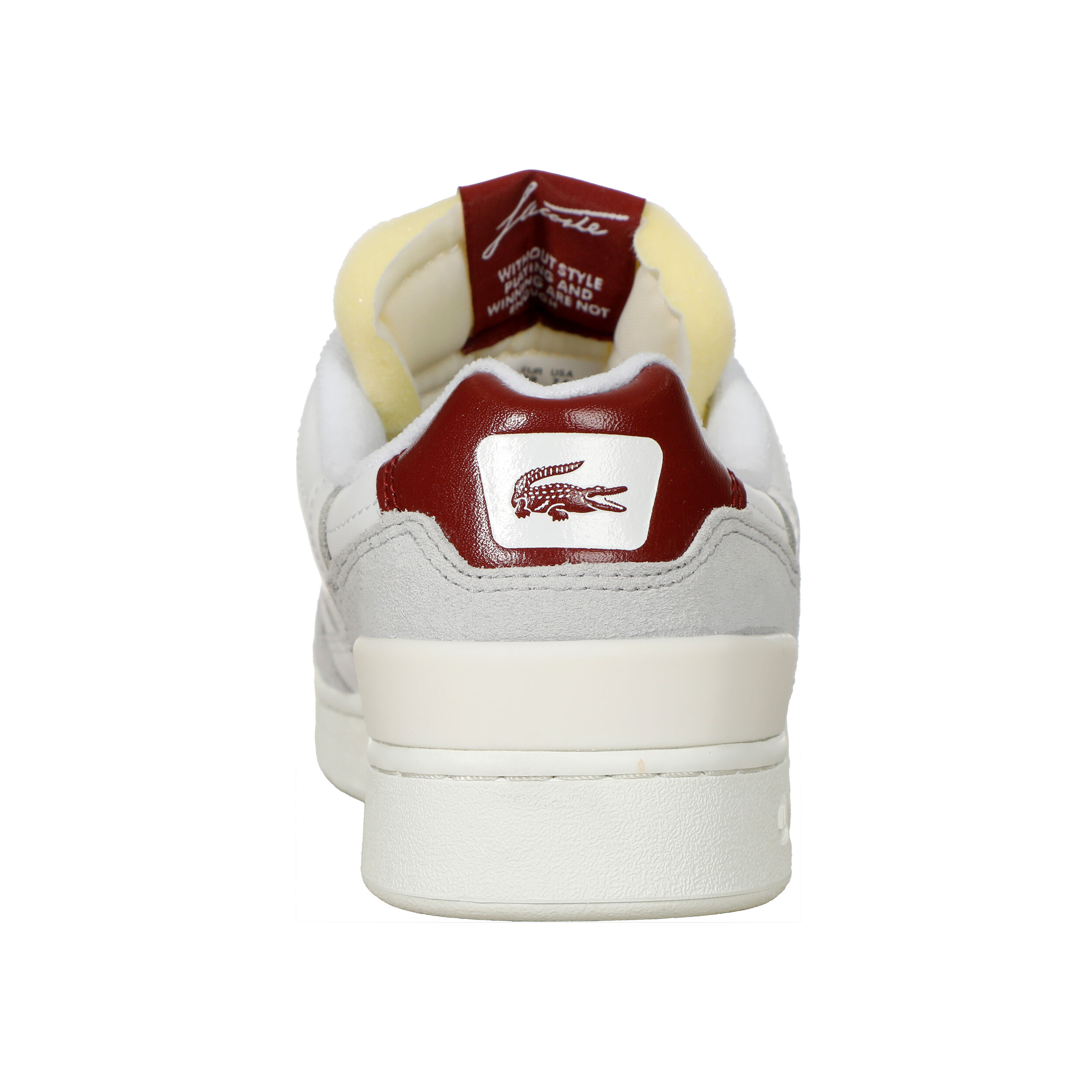 Chaussure lacoste rouge femme top