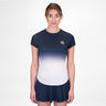 Crew Gradiant T-shirt Femmes-Bleu Foncé,Blanc